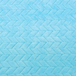 Minky herringbone Premium light turquoise