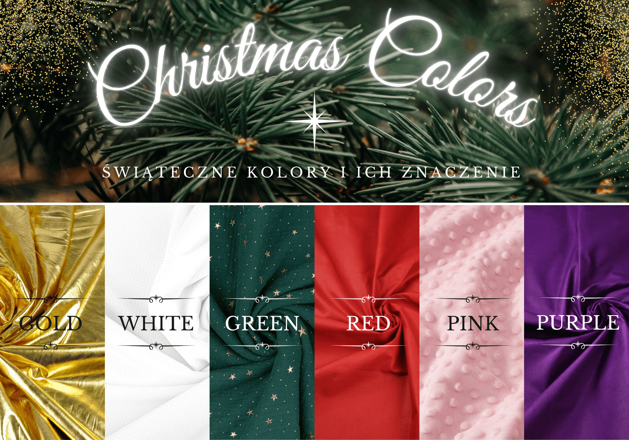 Tkaniny i kolory świąteczne: symbole i tradycje