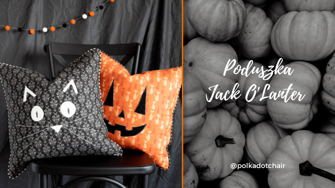 jaack o Lantern, pumpkin poduszka DIY Halloween