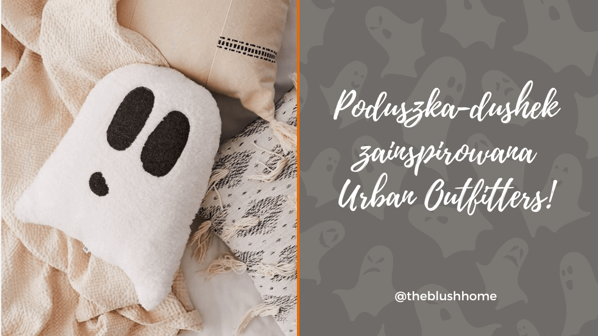 Duch Ghost poduszka DIY Halloween